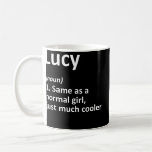 LUCY Definition Persoonlijke naam Funny Birthday G Koffiemok
