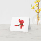 Lucy gevouwen Wenskaart horizontaal Kaart (Gele Bloem)