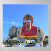 Lucy het Poster Elephant (Voorkant)