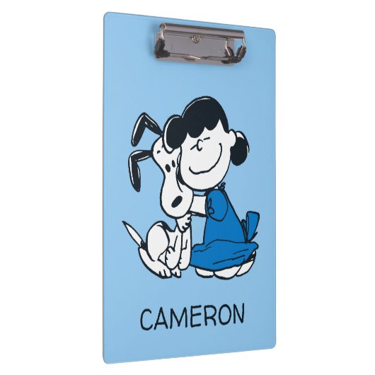 Lucy Hugging Snoopy Klembord (Rechts)