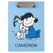 Lucy Hugging Snoopy Klembord (Voorkant)