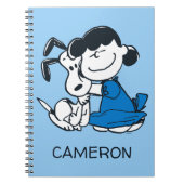 Lucy Hugging Snoopy Notitieboek (Voorkant)