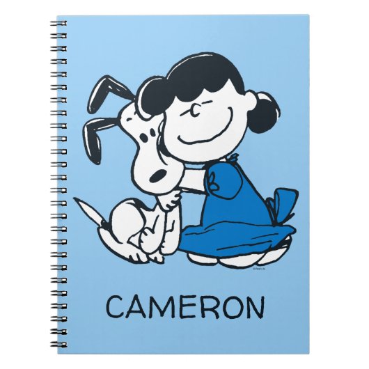 Lucy Hugging Snoopy Notitieboek (Voorkant)