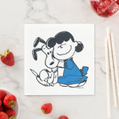 Lucy Hugging Snoopy Servet (Insitu)
