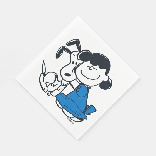 Lucy Hugging Snoopy Servet (Hoek)