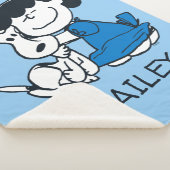 Lucy Hugging Snoopy Sherpa Deken (3/4)