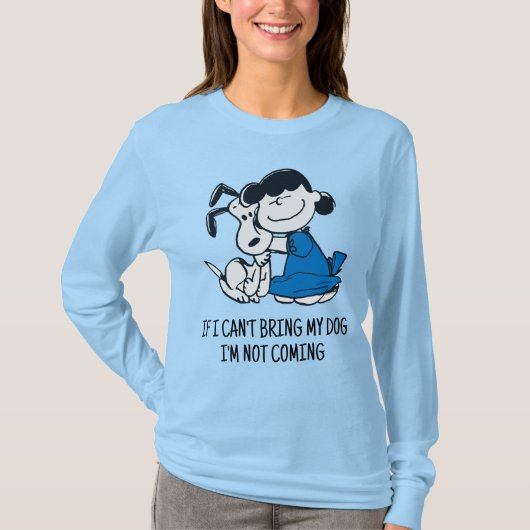 Lucy Hugging Snoopy T-shirt (Voorkant)