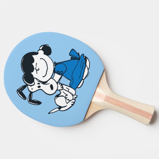 Lucy Hugging Snoopy Tafeltennisbatje (Zijkant)