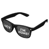 LUCY, IK BEN THUIS. FUNNY RETRO SUNGLASSES FUN-Gla Retro Zonnebril (Gekanteld)