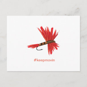 Lucy Keepmovin-Briefkaart Briefkaart