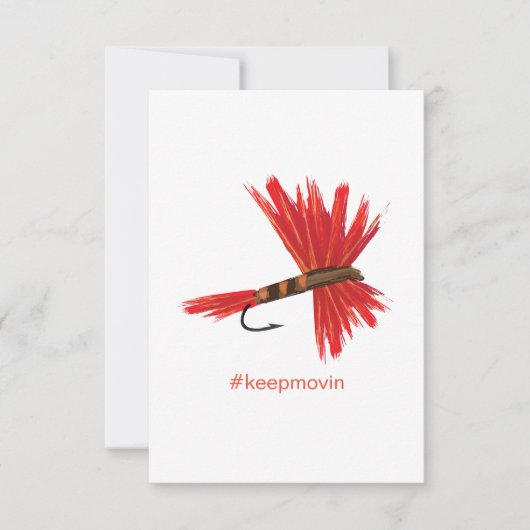 Lucy Keepmovin Flat Card Kaart (Voorkant)