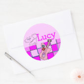 Lucy kitten gitaar stickers (Envelop)