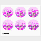 Lucy kitten gitaar stickers (Vel)