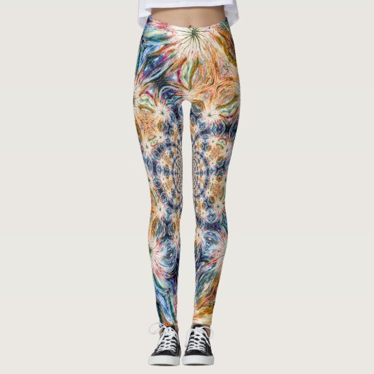 Lucy Leggings #017 - Unieke Art-Leggings (Voorkant)