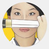 Lucy Lu Kill Bill Sticker (Voorkant)