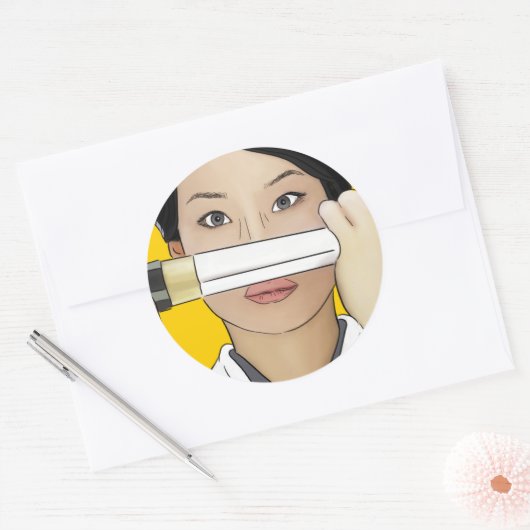 Lucy Lu Kill Bill Sticker (Envelop)