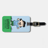 Lucy met wapenbreed bagagelabel (Voorkant horizontaal)