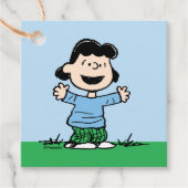 Lucy met wapenbreed bedankjes labels (Voorkant)