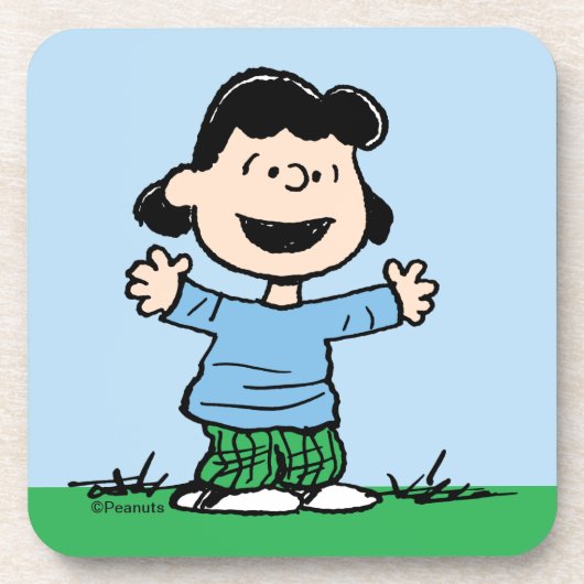 Lucy met wapenbreed bier onderzetter (Voorkant)