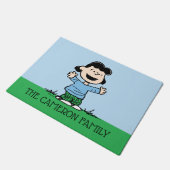 Lucy met wapenbreed deurmat (Schuin)