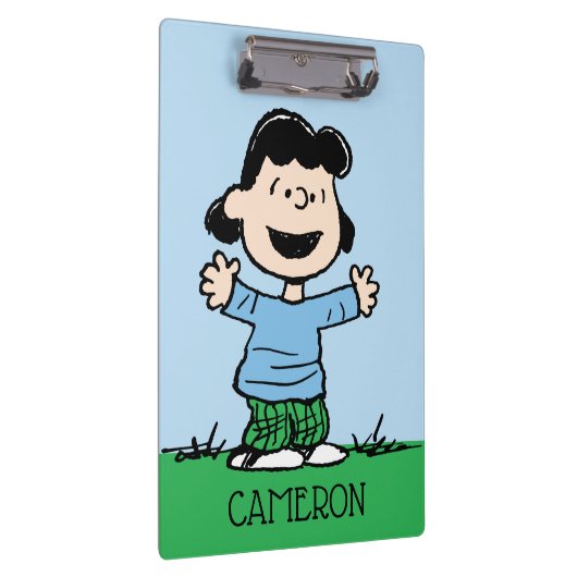 Lucy met wapenbreed klembord (Rechts)