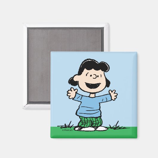 Lucy met wapenbreed magneet (Voorkant / Achterkant)