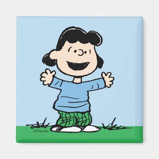 Lucy met wapenbreed magneet (Voorkant)