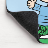 Lucy met wapenbreed muismat (Hoek)