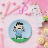 Lucy met wapenbreed papieren bordje (Feest)