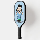 Lucy met wapenbreed pickleball paddle (Links)