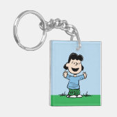 Lucy met wapenbreed sleutelhanger (Voorkant Links)