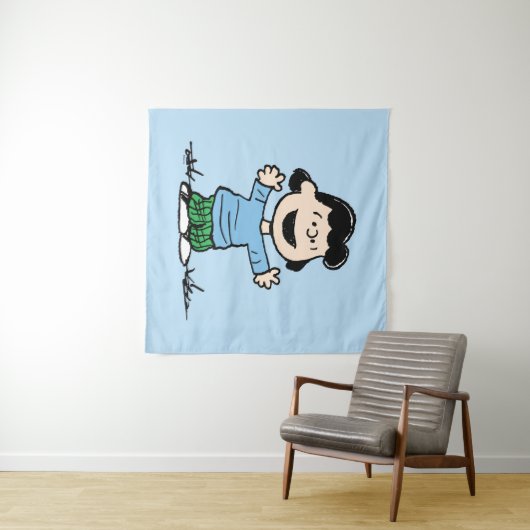 Lucy met wapenbreed wandkleed (In Situ (horizontaal))