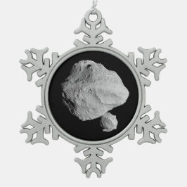 Lucy Mission Dinkinesh Binaire Asteroïde Tin Sneeuwvlok Ornament