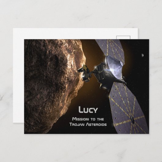 Lucy Mission to Study Trojan Asteroids Briefkaart (Voorkant / Achterkant)