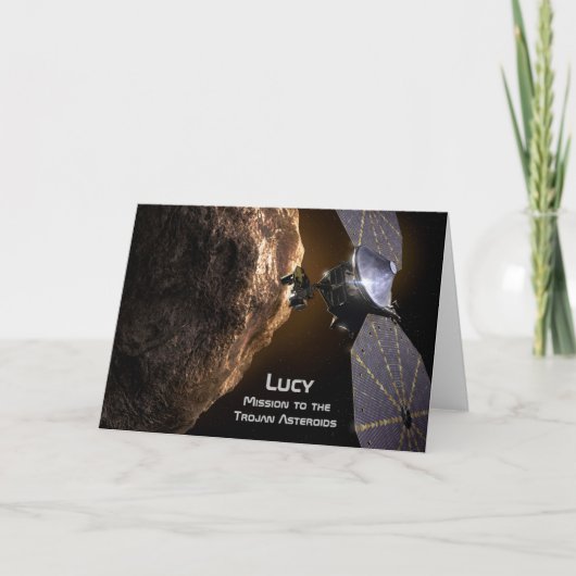 Lucy Mission to Study Trojan Asteroids Kaart (Voorkant)
