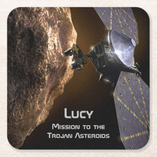 Lucy Mission to Study Trojan Asteroids Kartonnen Onderzetters