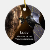 Lucy Mission to Study Trojan Asteroids Keramisch Ornament (Voorkant)