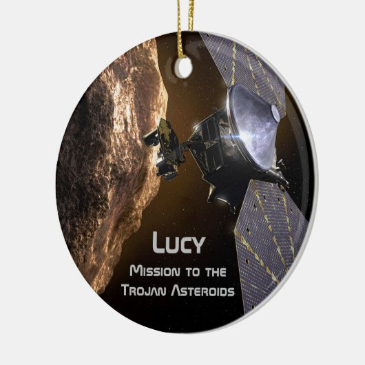 Lucy Mission to Study Trojan Asteroids Keramisch Ornament (Links)