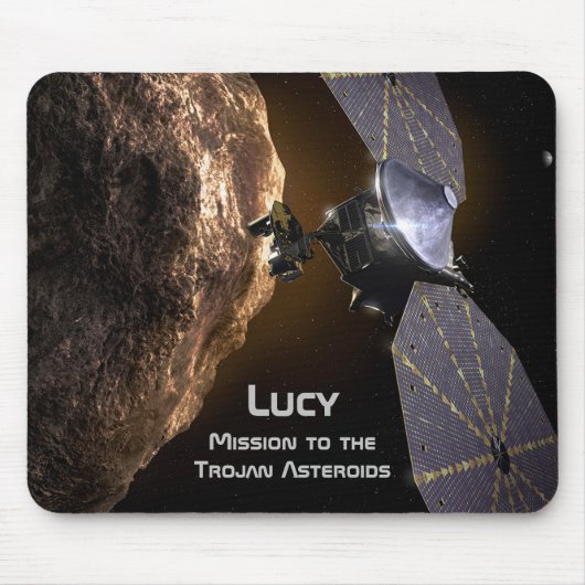 Lucy Mission to Study Trojan Asteroids Muismat (Voorkant)
