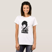 Lucy Parsons citeert nooit bedrogen T-shirt (Voorkant volledig)
