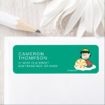 Lucy Peppermint Snoep Etiket<br><div class="desc">Charles Schulz's Peanuts Christmas-design leggen de essentie van kinderonschuld en de hartverwarmende sfeer van het vakantieseizoen vast.</div>