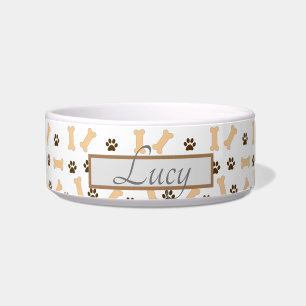 Lucy pet name doggy Bowl Voerbakje