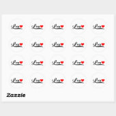 Lucy Ronde Sticker (Vel)