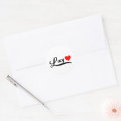 Lucy Ronde Sticker (Envelop)