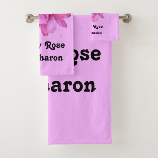 Lucy Roos towel set Bad Handdoek (Insitu)