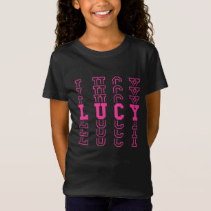 Lucy Roze Herhaalt Gepersonaliseerde Naam T-shirt