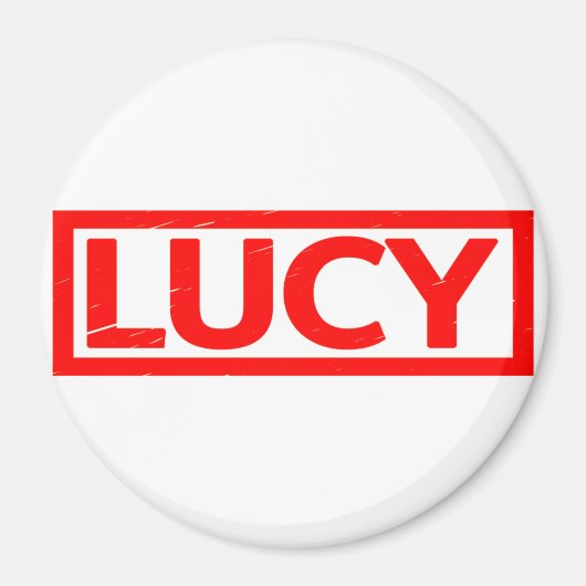 Lucy Stamp Magneet (Voorkant)