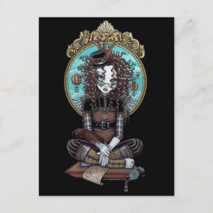 "Lucy" Steam Punk ballon Fairy Art Briefkaart