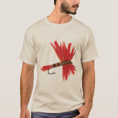 "Lucy" t-shirt — zand (Voorkant)