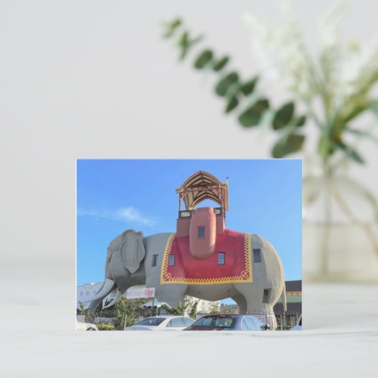 Lucy the Elephant Briefkaart (Staand voorkant)